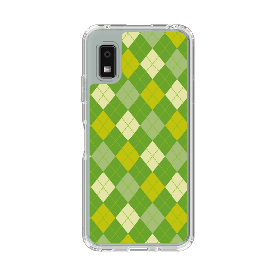 Slim Protection Case［ Argyle - Green ］
