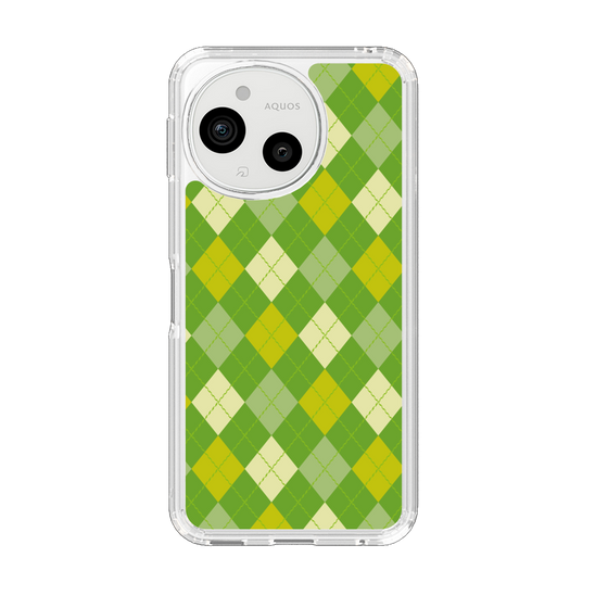Slim Protection Case［ Argyle - Green ］