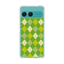 Slim Protection Case［ Argyle - Green ］
