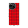 Slim Protection Case［ Argyle - Red ］