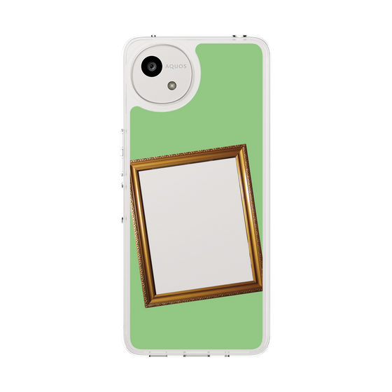 Slim Protection Case［ Photo Frame - Light Green ］