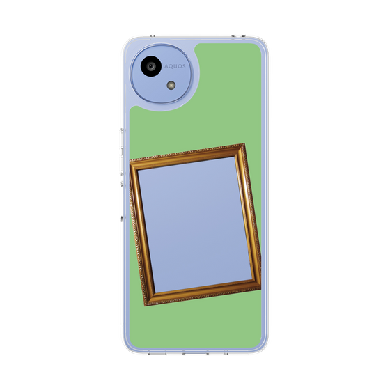 Slim Protection Case［ Photo Frame - Light Green ］