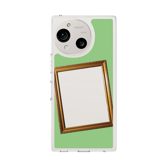Slim Protection Case［ Photo Frame - Light Green ］