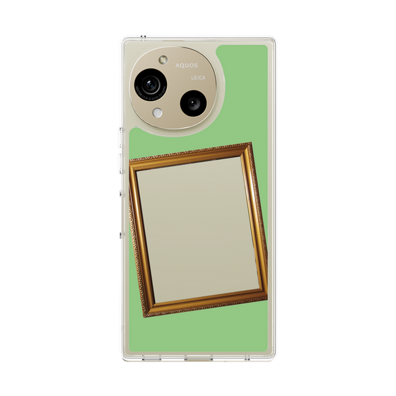 Slim Protection Case［ Photo Frame - Light Green ］