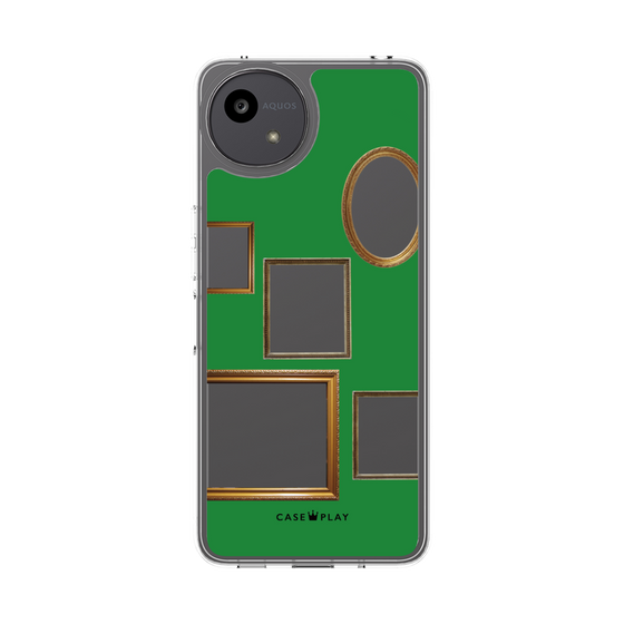 Slim Protection Case［ Photo Frames - Green ］