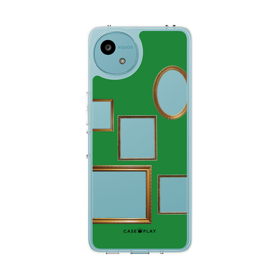 Slim Protection Case［ Photo Frames - Green ］