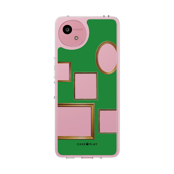 Slim Protection Case［ Photo Frames - Green ］