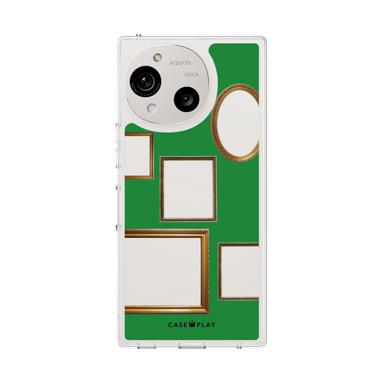 Slim Protection Case［ Photo Frames - Green ］