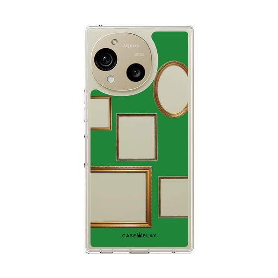 Slim Protection Case［ Photo Frames - Green ］