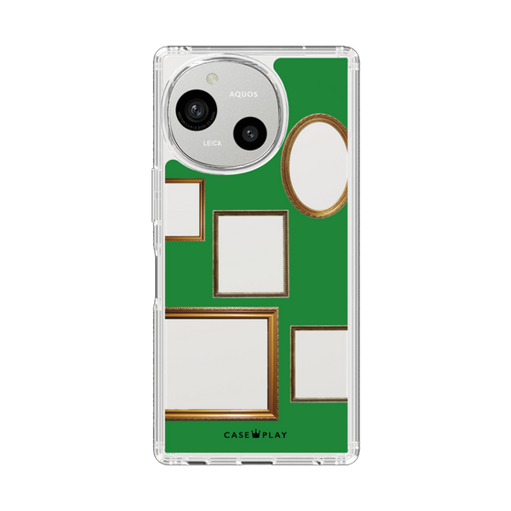 Slim Protection Case［ Photo Frames - Green ］