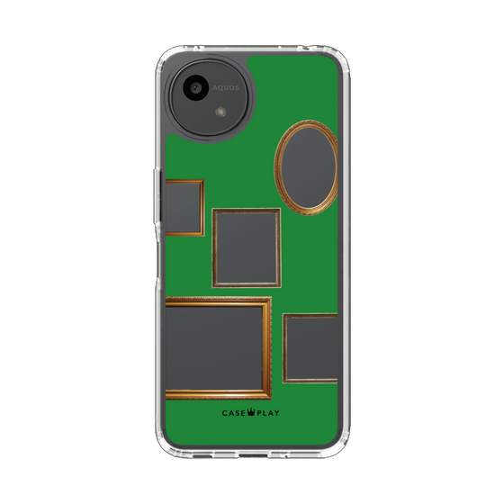 Slim Protection Case［ Photo Frames - Green ］