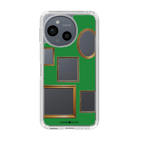 Slim Protection Case［ Photo Frames - Green ］