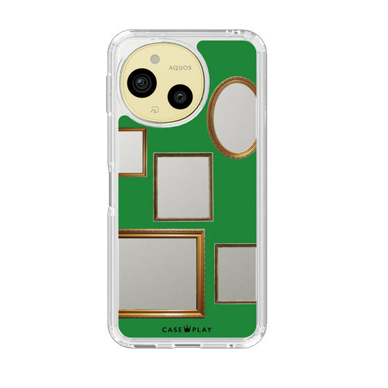 Slim Protection Case［ Photo Frames - Green ］