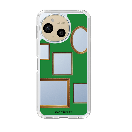 Slim Protection Case［ Photo Frames - Green ］