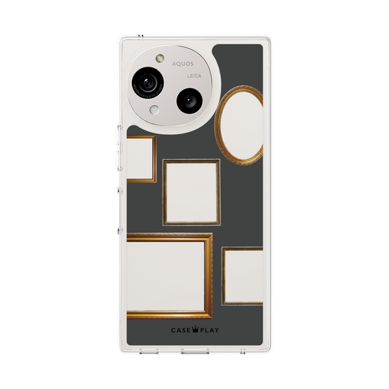 Slim Protection Case［ Photo Frames - Gray ］