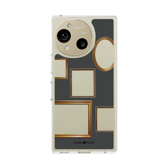 Slim Protection Case［ Photo Frames - Gray ］