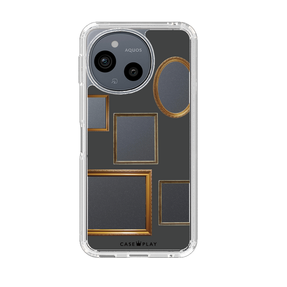 Slim Protection Case［ Photo Frames - Gray ］