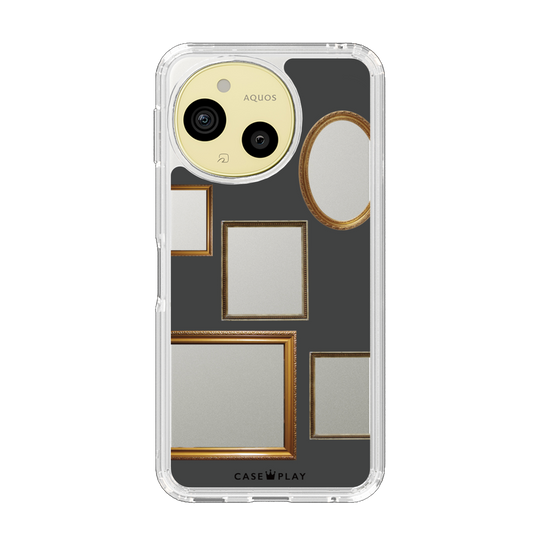 Slim Protection Case［ Photo Frames - Gray ］