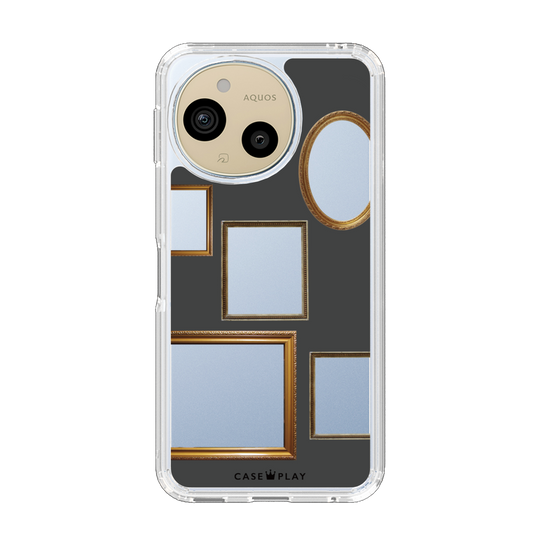 Slim Protection Case［ Photo Frames - Gray ］