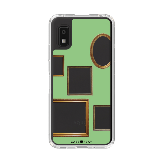 Slim Protection Case［ Photo Frames - Light Green ］