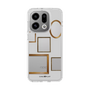 Slim Protection Case［ Photo Frames - Light Gray ］