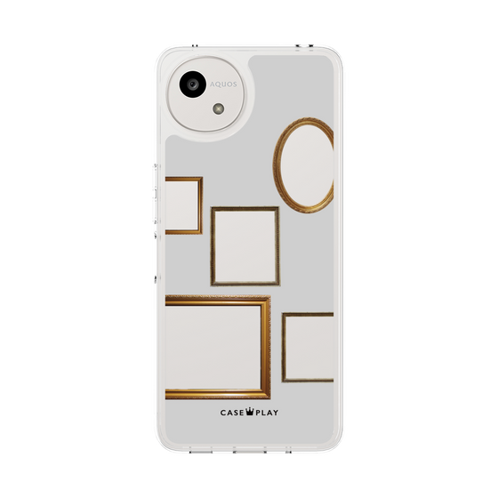 Slim Protection Case［ Photo Frames - Light Gray ］