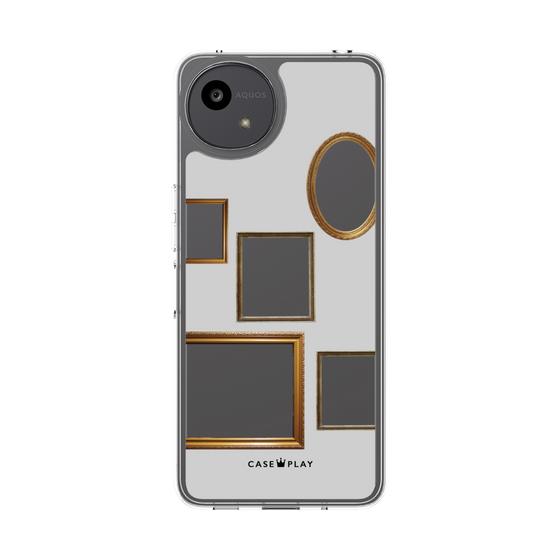 Slim Protection Case［ Photo Frames - Light Gray ］