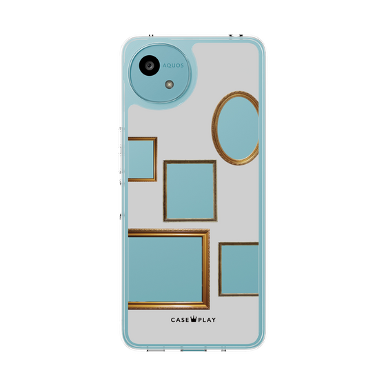 Slim Protection Case［ Photo Frames - Light Gray ］