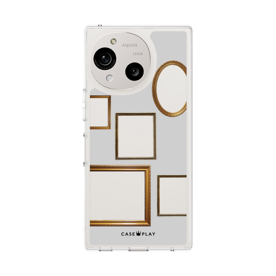 Slim Protection Case［ Photo Frames - Light Gray ］