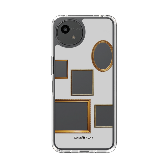 Slim Protection Case［ Photo Frames - Light Gray ］