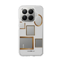 Slim Protection Case［ Photo Frames - Light Gray ］