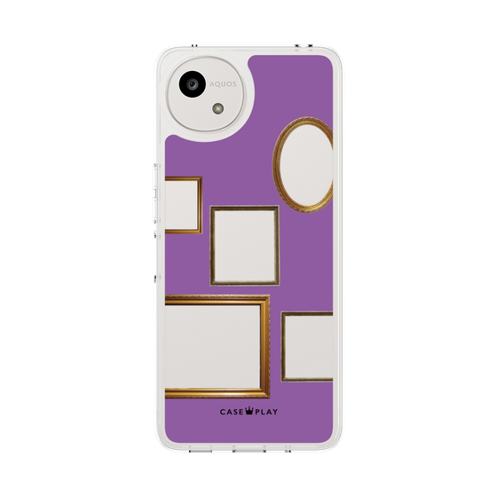 Slim Protection Case［ Photo Frames - Purple ］