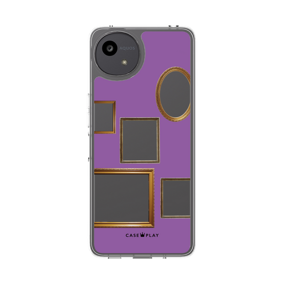 Slim Protection Case［ Photo Frames - Purple ］