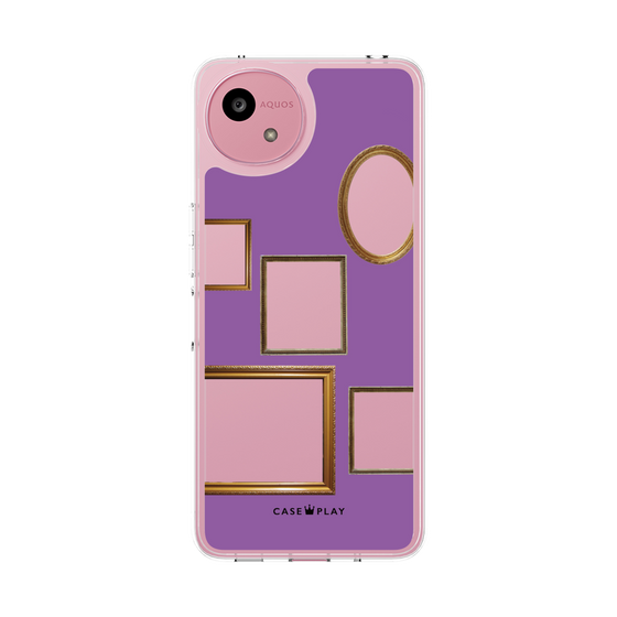 Slim Protection Case［ Photo Frames - Purple ］