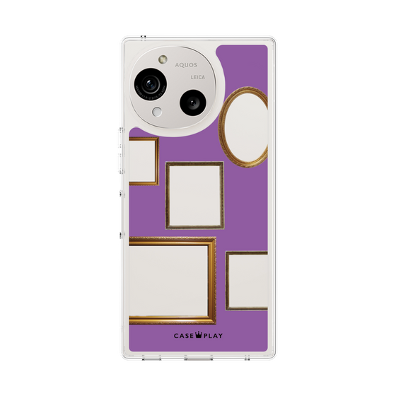 Slim Protection Case［ Photo Frames - Purple ］