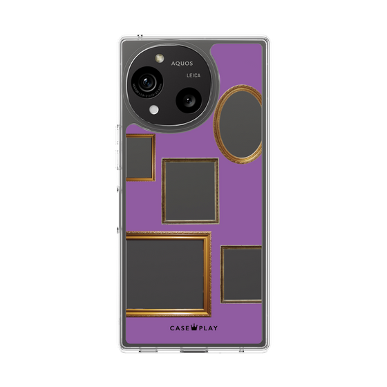 Slim Protection Case［ Photo Frames - Purple ］
