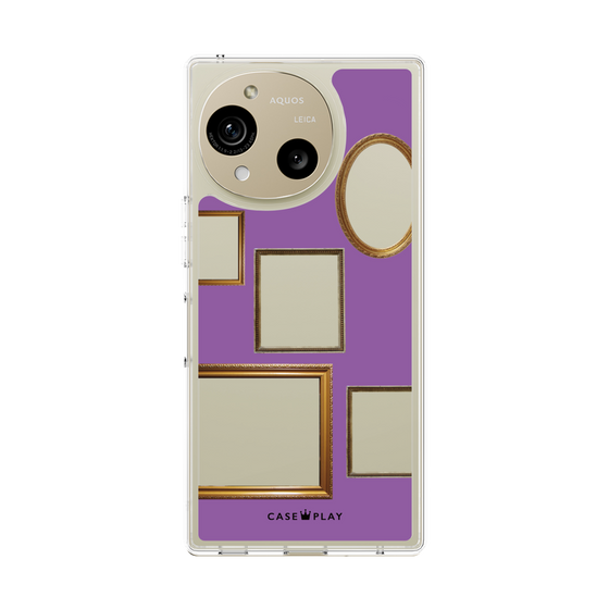 Slim Protection Case［ Photo Frames - Purple ］