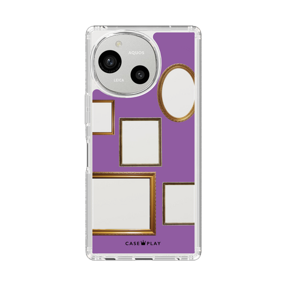 Slim Protection Case［ Photo Frames - Purple ］