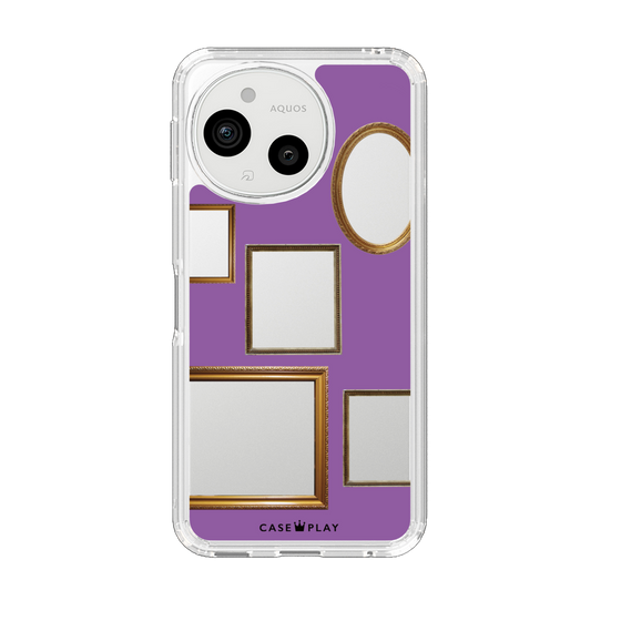 Slim Protection Case［ Photo Frames - Purple ］