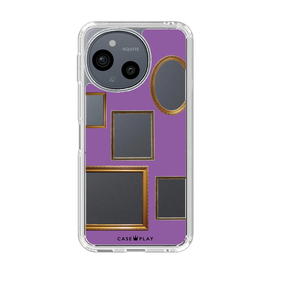 Slim Protection Case［ Photo Frames - Purple ］