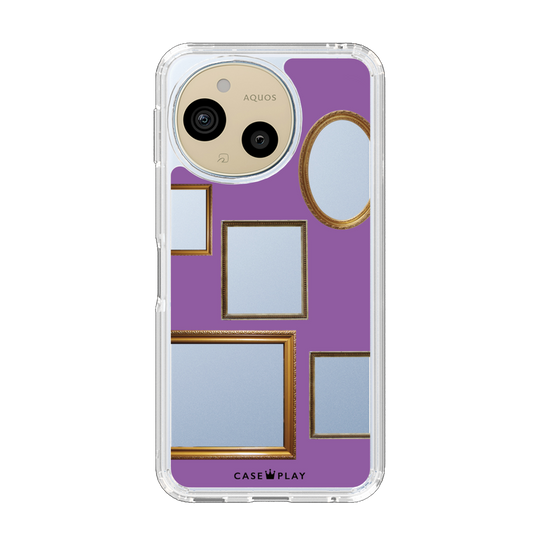 Slim Protection Case［ Photo Frames - Purple ］
