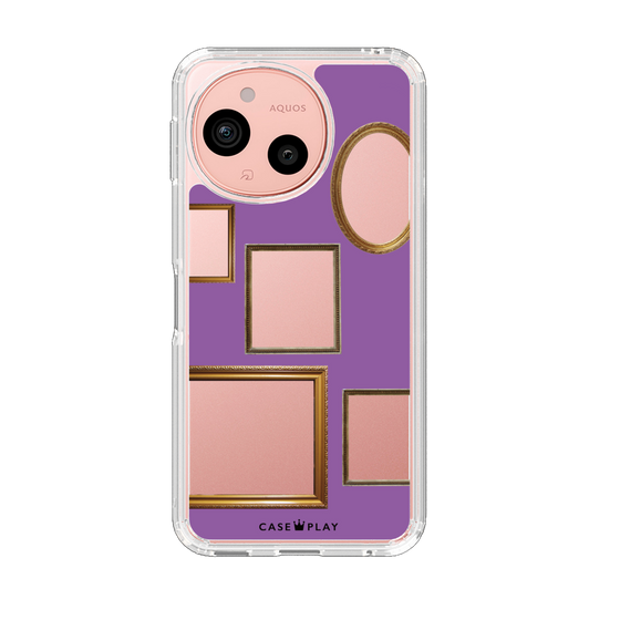 Slim Protection Case［ Photo Frames - Purple ］