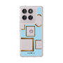 Slim Protection Case［ Photo Frames - Light Blue ］