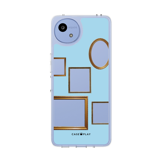 Slim Protection Case［ Photo Frames - Light Blue ］