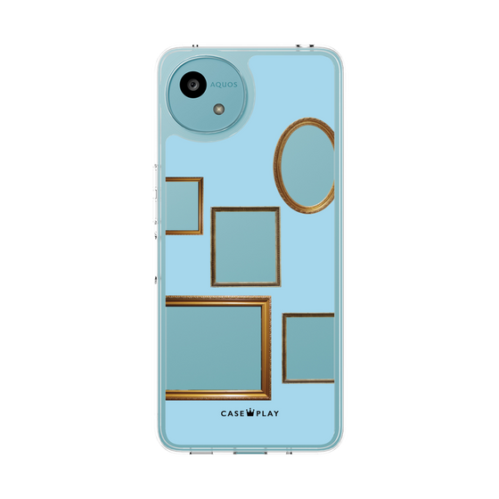 Slim Protection Case［ Photo Frames - Light Blue ］