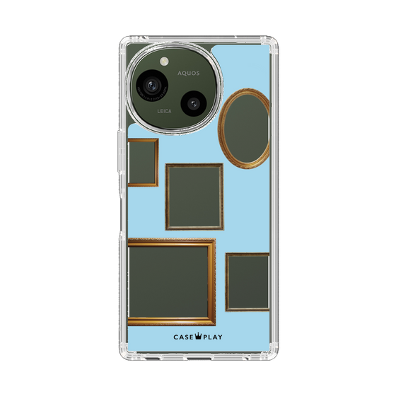 Slim Protection Case［ Photo Frames - Light Blue ］