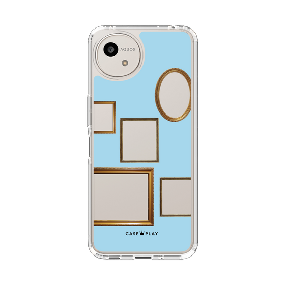 Slim Protection Case［ Photo Frames - Light Blue ］