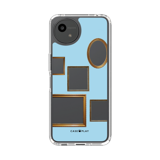 Slim Protection Case［ Photo Frames - Light Blue ］