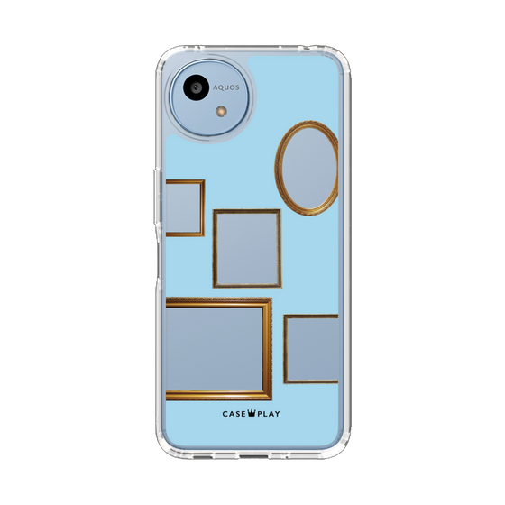 Slim Protection Case［ Photo Frames - Light Blue ］