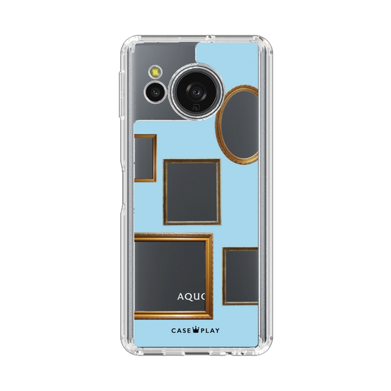 Slim Protection Case［ Photo Frames - Light Blue ］